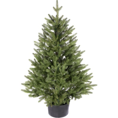 zanapo.cz Umělý vánoční stromeček Smrk Reyma 100% v květináči 140 cm – Zbozi.Blesk.cz