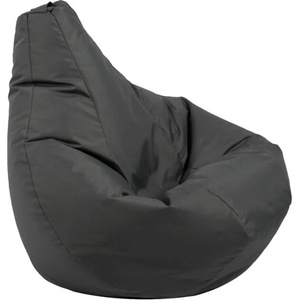 Pufrelax Пуф круша за деца 4-14 г. , 160л. , Nirvana Light, водоустойчив, Тъмно сив (PUF-G-NL-TEX-MGRE)