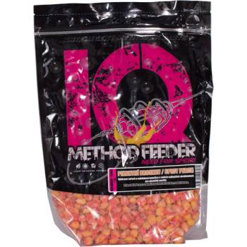 LK Baits IQ Method Feeder Corn 1kg Spicy Peach