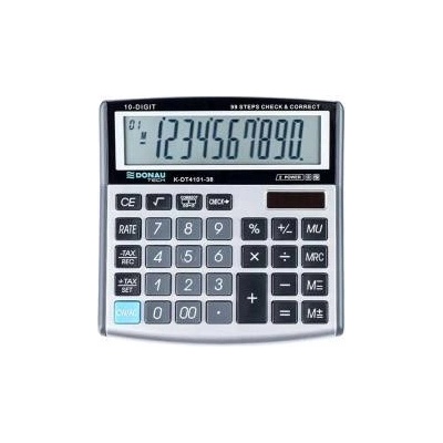 Donau Tech Office calculator 10 digits silver DONAU