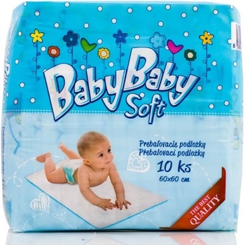 BabyBaby Soft prebaľovacie 60 x 60 cm 10 ks