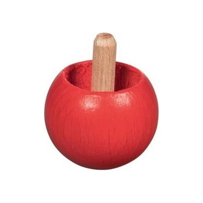 Goki Obracecí káča z bukového dřeva červená