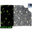 Mikro Trading Deka vesmírný design ve tmě svítící