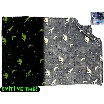 Mikro Trading Deka vesmírný design ve tmě svítící