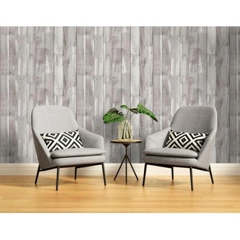 DIMEX ART s. r. o Луксозна флизелинова тапета кафява дървена облицовка