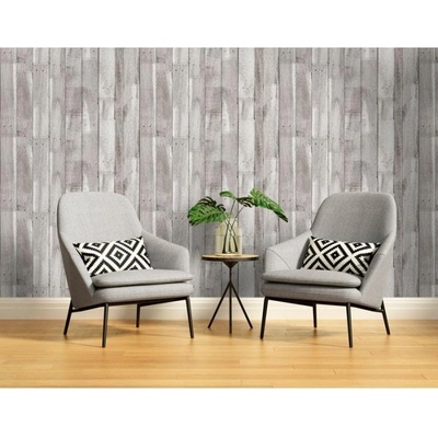 DIMEX ART Луксозна флизелинова тапета кафява дървена облицовка