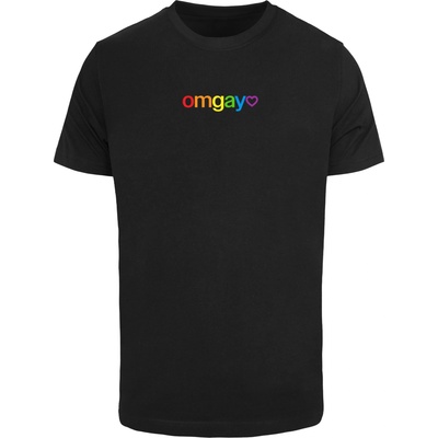 Mister Tee Тениска OMGay Rainbow Pride Tee black XXLUB-MT3367-00007 - Тъмносив, размер M