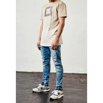 CAYLER & SONS Мъжки дънки в светлосиньо C&S, модел Paneled Denim light blue/whiteUB-CS1144-01823 - Сив, размер 3632