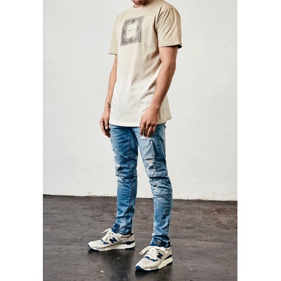 CAYLER & SONS Мъжки дънки в светлосиньо C&S, модел Paneled Denim light blue/whiteUB-CS1144-01823 - Сив, размер 3632