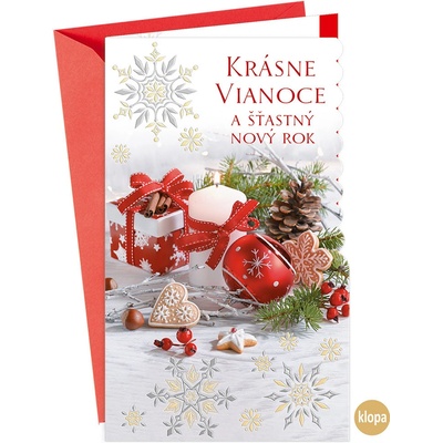 ARGUS Vianočný pozdrav s klopou na peniaze 11-6524