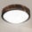 Brilagi - LED таванен плафон CARVALHO SLIM SMOKEY LED/20W/230V, дъб, Ø 27, 5 см (BG2346)