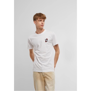 Mister Tee Тениска LA Roses EMB Tee white XXLUB-MT3936-00220 - Тъмносив, размер S