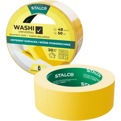 Stalco Páska malířská univerzální washi 38 mm x 50 m 3 ks