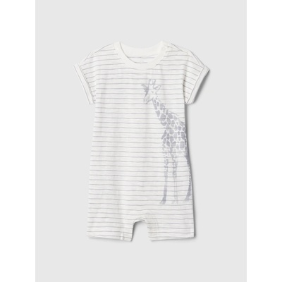Gap Baby bavlněný overal Šedá