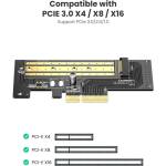 Ugreen Адаптер за разширителна карта Ugreen PCIe 3.0 x4 към SSD M. 2 M-Key / M. 2 B- (70503_VZ)