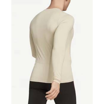 Adidas Tech-Fit Training Top Beige