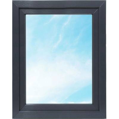 Solid Elements Premium OS 1, L, 80 × 100 cm, trojsklo, levé, antracit, bílé W2GDBCZTK1.0014