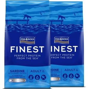 Fish4Dogs FINEST Възрастни Сардини големи 2 x 12 кг
