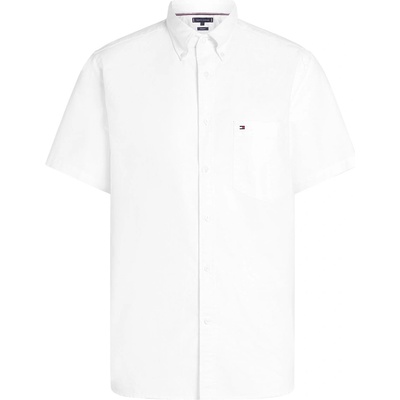 Tommy Hilfiger Риза Tommy Hilfiger Men's Heritage Oxford Short-Sleeve Plain Shirt - White