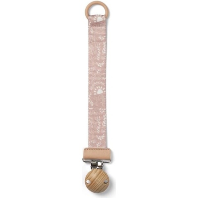 Elodie Details klip na dudlík s dřevěným úchytem Monkey Sunrise Pink