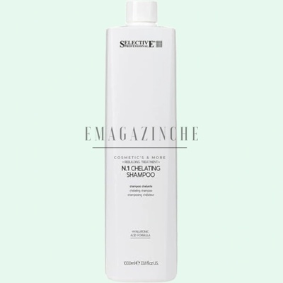 Selective Professional Selective Рrofessional Дълбоко възстановяващ шампоан с хиалуронова киселина 1000 мл. Rebuilding Treatment N. 1 Chelating Shampoo 1000 ml (0444164)