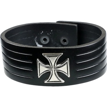 Leather & steel fashion Гривна кръст - lsf1 40