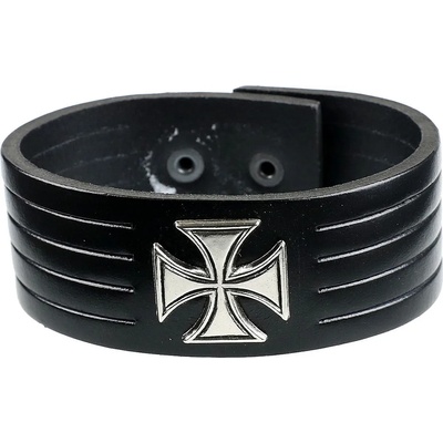 Leather & steel fashion Гривна кръст - lsf1 40