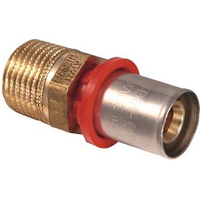 AL-PEX prechod vonkajší M1/2"x16 lisovací