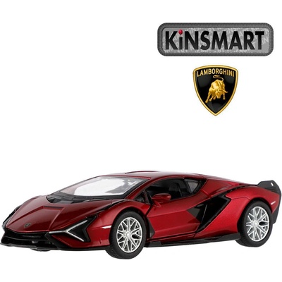 Kinsmart Lamborghini Sián FKP 37 červené 1:40