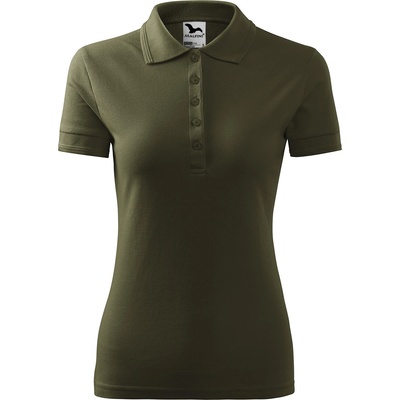 MALFINI Malfini pique polo 210 / Дамска поло риза - военна xl (2106916)