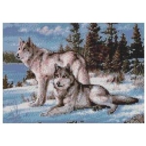 Smart Flamingo Flamingo Line Creative Set Diamond Mosaic 30x40cm Wolves (TSGK70871)