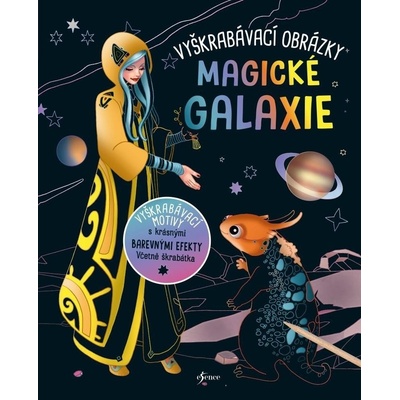 Omalovánky Vyškrabávací obrázky Magické galaxie