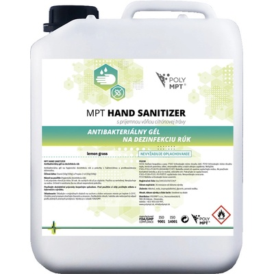 Polympt Hand sanitizer dezinfekčný gél na ruky 5 l