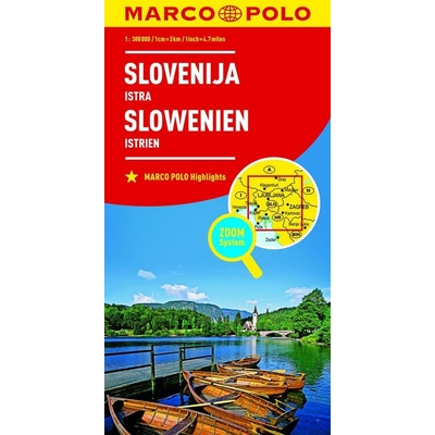 Slovinsko Istrie 1:300 000