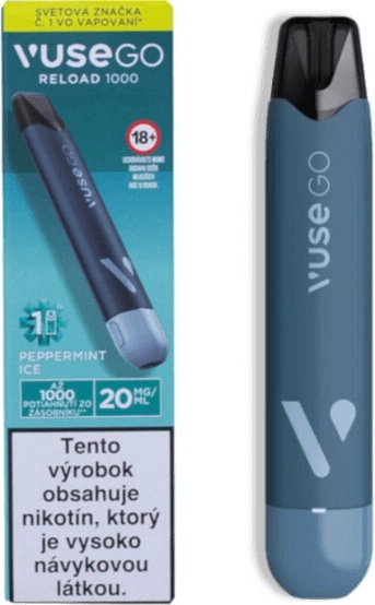 Vuse Go Reload PEN PEPPERMINT ICE 20 mg 1000 poťahov 1 ks od 8,7 €