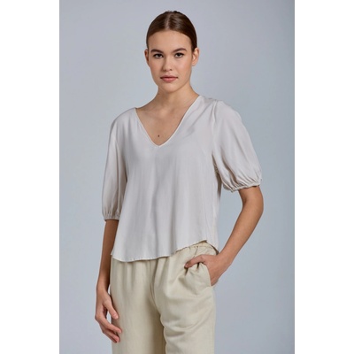 Gant D2. Puff Sleeve SS TOP biela