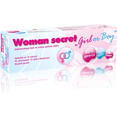 Woman secret Girl or Boy test na určení pohlaví dítěte