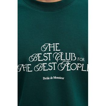 Drôle de Monsieur Памучна тениска Drôle de Monsieur Le T-shirt "The Best Club (I.TS273.CO002)