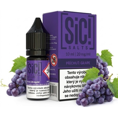 Sic! Salts Grape Ice 10 ml 10 mg