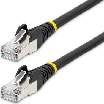 StarTech StarTech. com NLBK-50C-CAT6A-PATCH мрежов кабел Черен 0, 5 м S/FTP (S-STP) (NLBK-50C-CAT6A-PATCH)