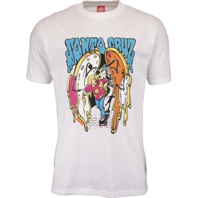 Santa Cruz Grabke Melting Clocks Tee white