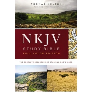 NKJV Study Bible, Hardcover, Burgundy, Full-Color, Comfort Print (ISBN: 9780785220626)