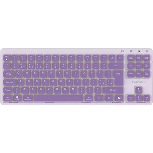 CANYON OnType 10 Low Profile Wired Violet (CNS-HKB10V) Клавиатури
