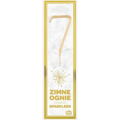 Godan Prskavka ve tvaru čísla 7 zlatá – Zbozi.Blesk.cz