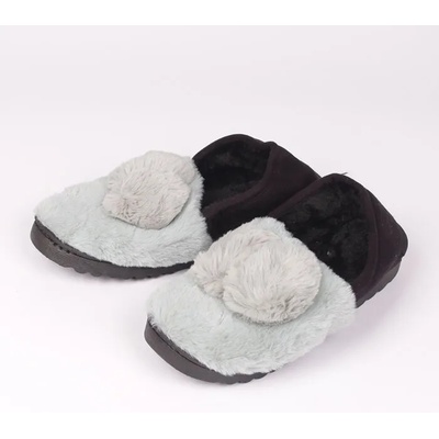 Домашни електрикови пантофки с помпони