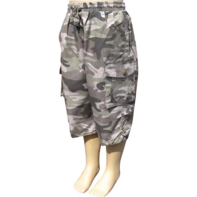 Dětské maskáčové kraťasy desert