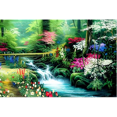 Диамантен гоблен 20 х 30 см. с дървена подрамка js25409