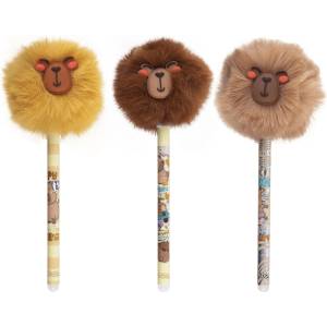 Colorino Химикалка COLORINO гумичка Pom Pom Capybara капачка 0, 5 мм син цвят за писане R01867PTR (R01867PTR)