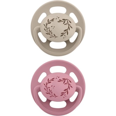 NIP Латексови залъгалки NIP - Cherry Girl, 0-6 месеца, 2 броя (4000821428058)