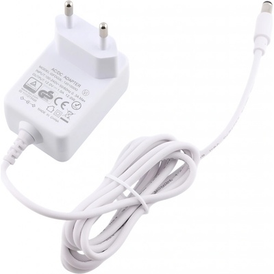 Napájecí zdroj zásuvkový 12V, 1A, 5.5x2.1mm, Bílý